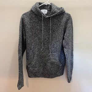 Old Navy Charcoal Knit Hoodie